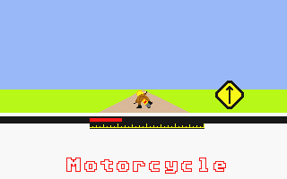 Motorcycle atari screenshot